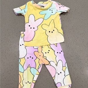 Peeps Print Kids Pajama Set